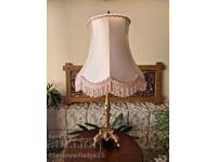 Lampă de masă antică din bronz, superbă, mare