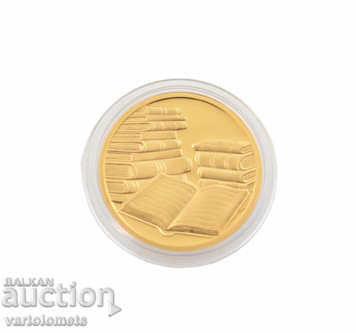 Licitație Talisman pentru învățare pentru bebeluși - placat cu aur Licitație Talisman pentru învățare pentru bebeluși - placat cu aur