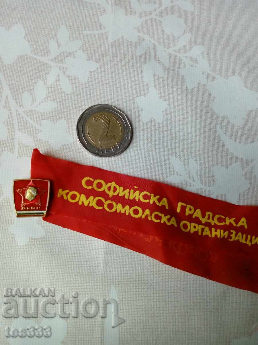 Auction  DKMS badge with ribbon