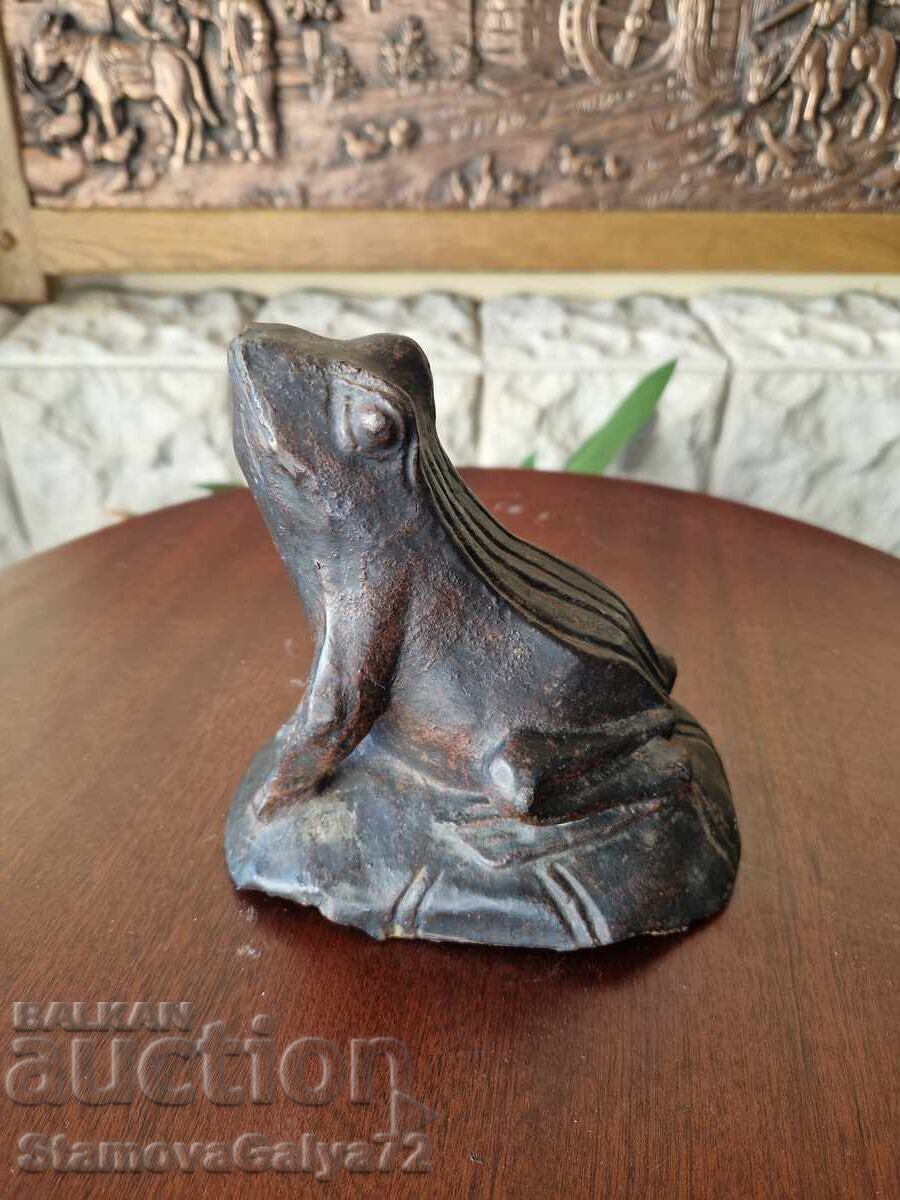 Εξαιρετική αντίκα αγγλική φιγούρα από χυτοσίδηρο του 19ου αιώνα Εξαιρετική αντίκα αγγλική φιγούρα από χυτοσίδηρο του 19ου αιώνα