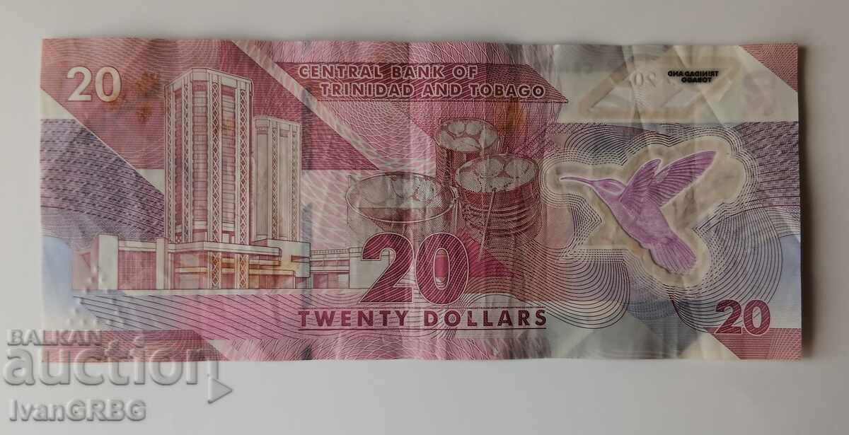 Delivery of 20 Trinidad and Tobago Dollars 2020 Polymer Banknote Trinidad