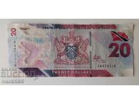 20 Trinidad and Tobago Dollars 2020 Polymer Banknote Trinidad