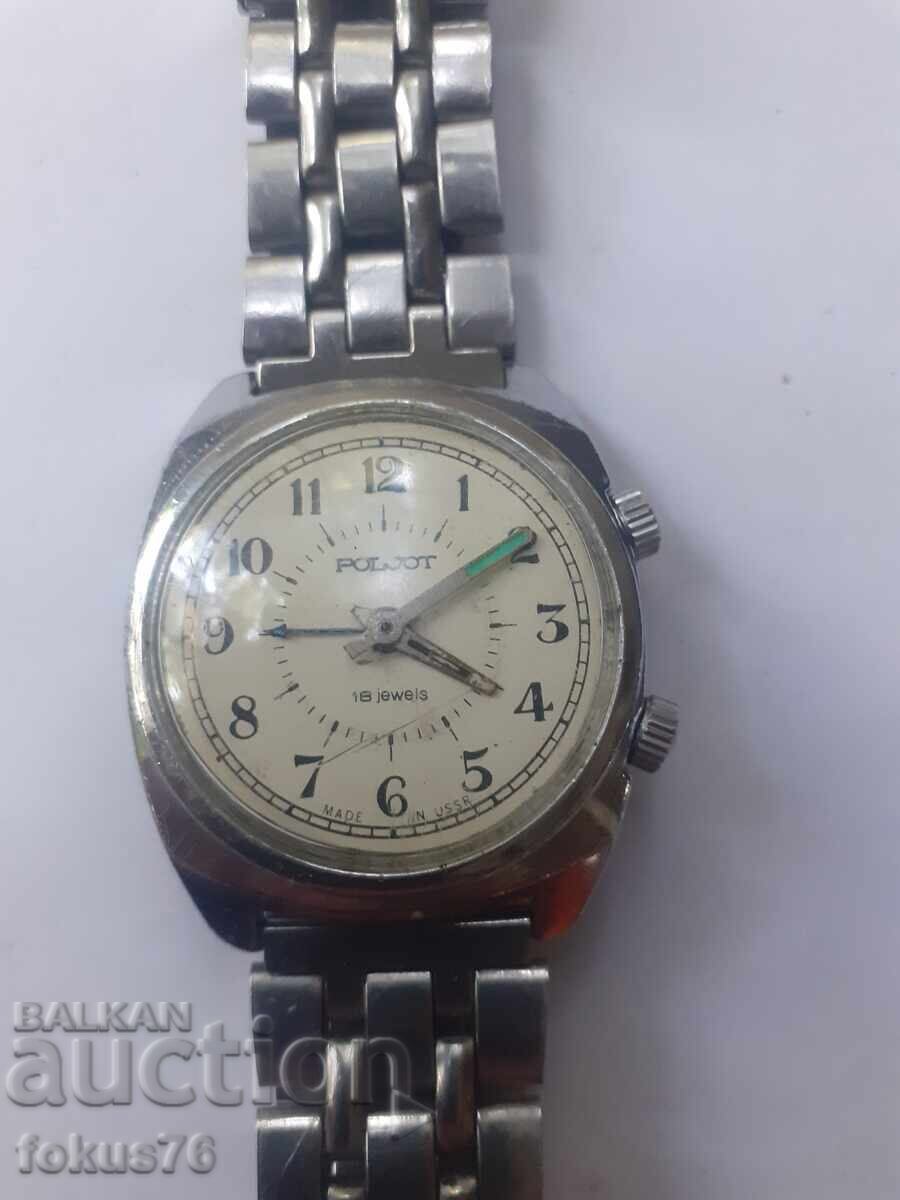 Men's Mechanical Watch Poljot - Alarm