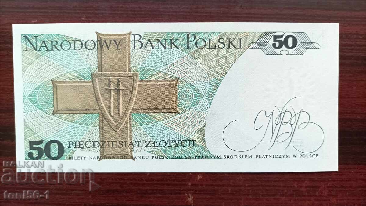 Polonia 50 zloți 1988 UNC cu preț 2.00 BGN | € 1.02 Polonia 50 zloți 1988 UNC cu preț 2.00 BGN | € 1.02