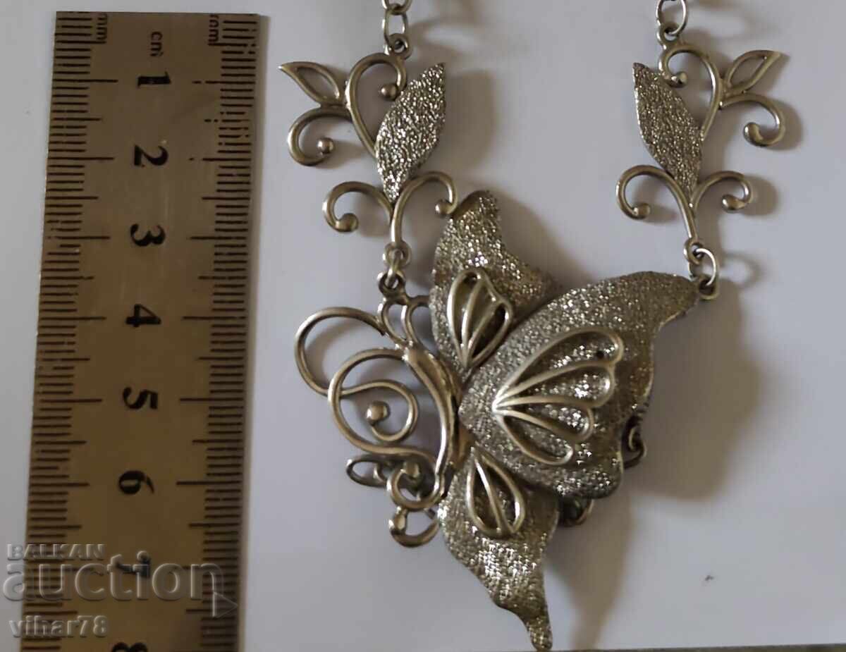 Ασημένιο σχεδιαστικό κολιέ - 5