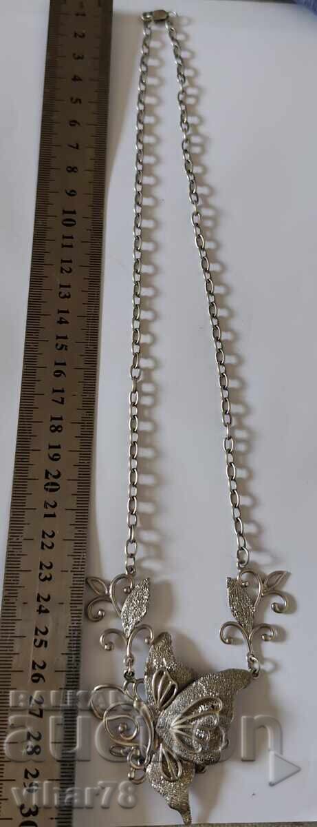 Ασημένιο σχεδιαστικό κολιέ - 6