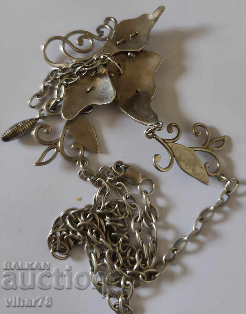 Ασημένιο σχεδιαστικό κολιέ - 7