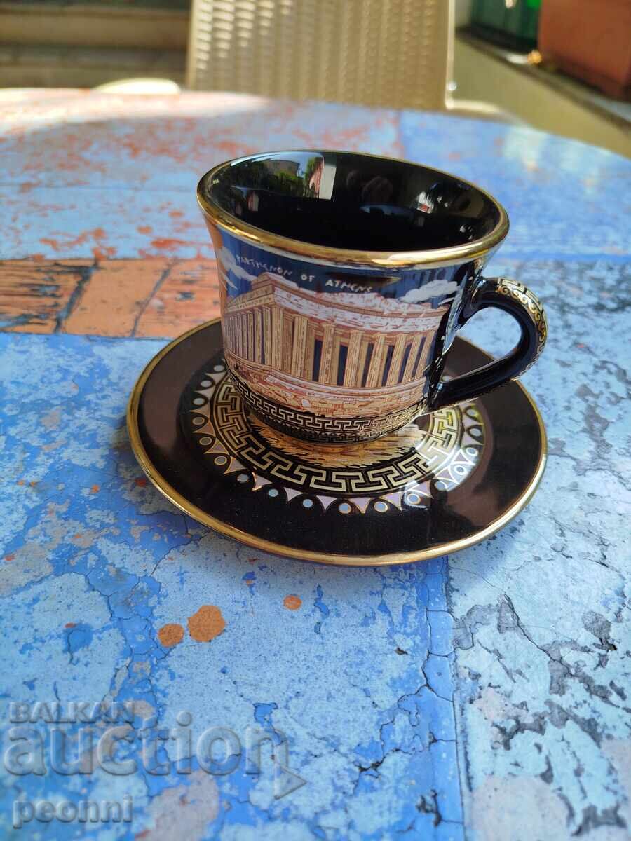 Gold-plated and handmade cup with price 28.00 BGN | € 14.32