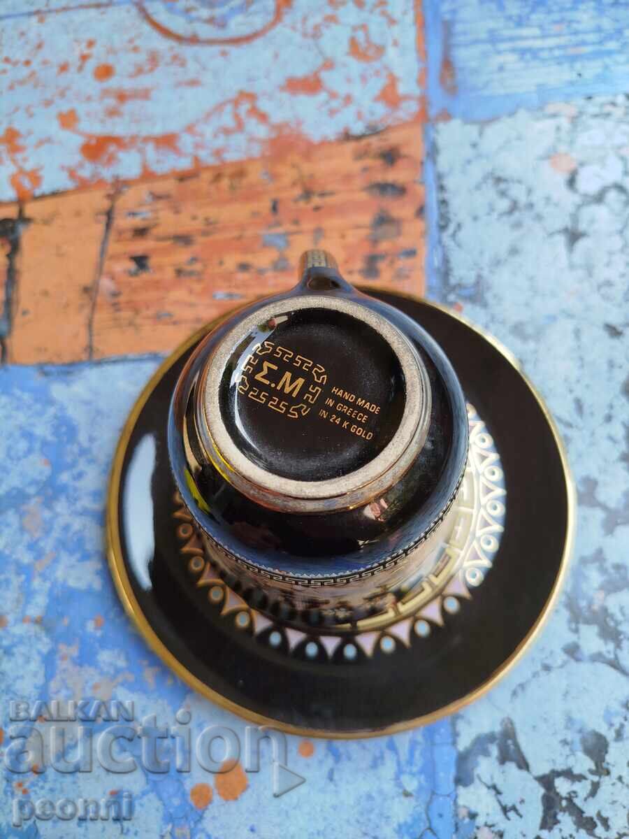 Gold-plated and handmade cup - 5