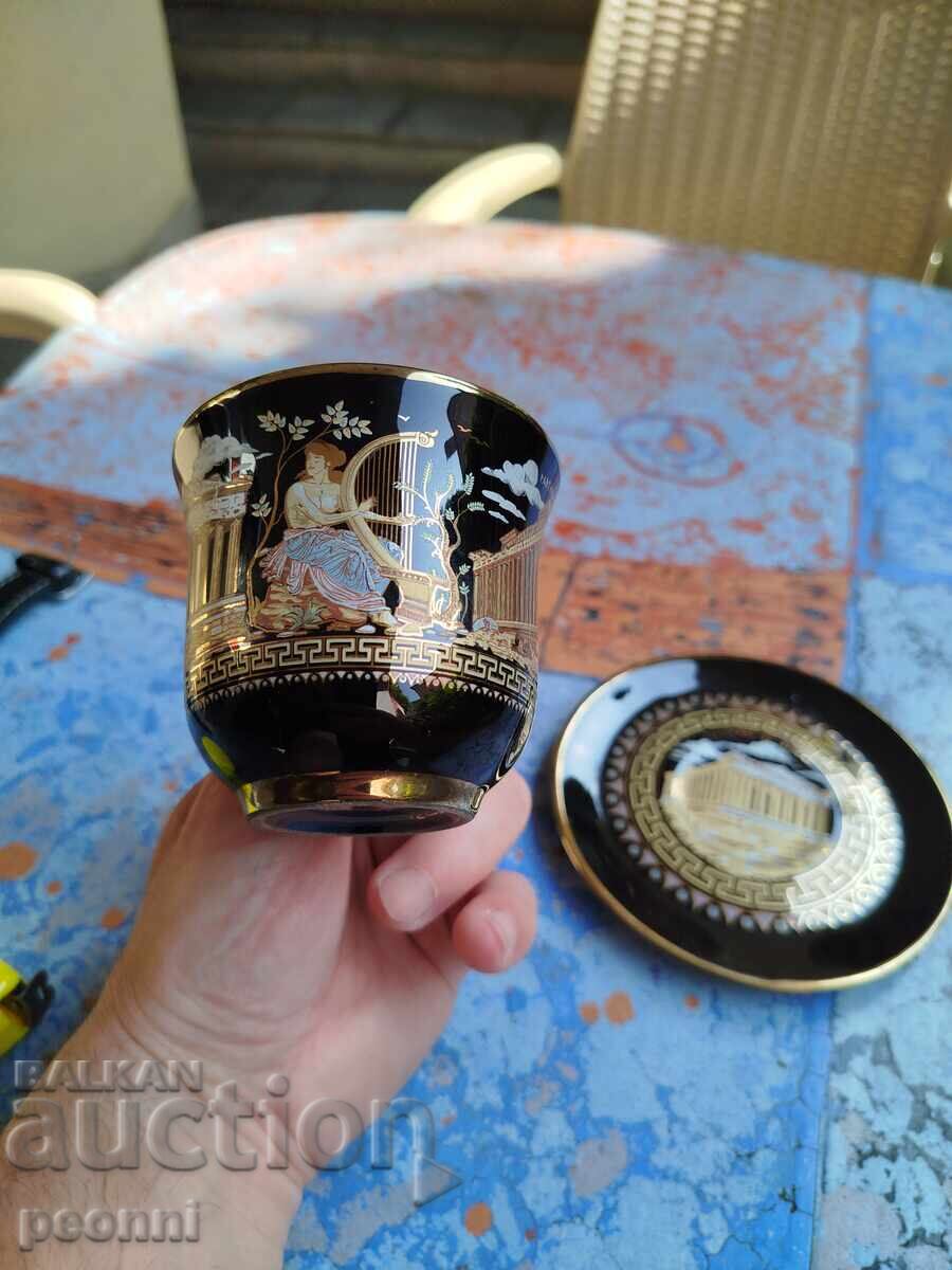 Gold-plated and handmade cup - 6