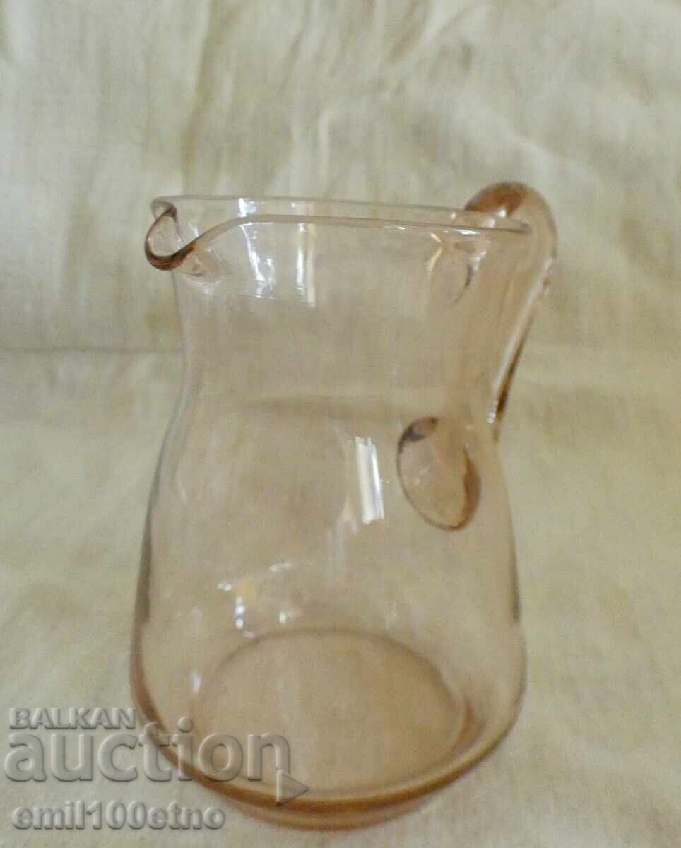 Delivery of Small carafe, colored glass
