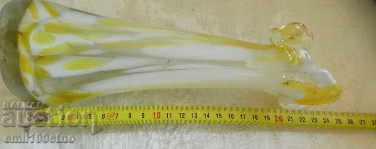 Vase, multicolored Murano-type glass, handmade - 7