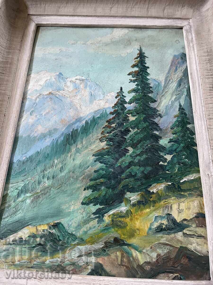 Tablou vechi de maestru - Peisaj (Popov, Popovi) cu preț € 80.00 | 156.47 BGN