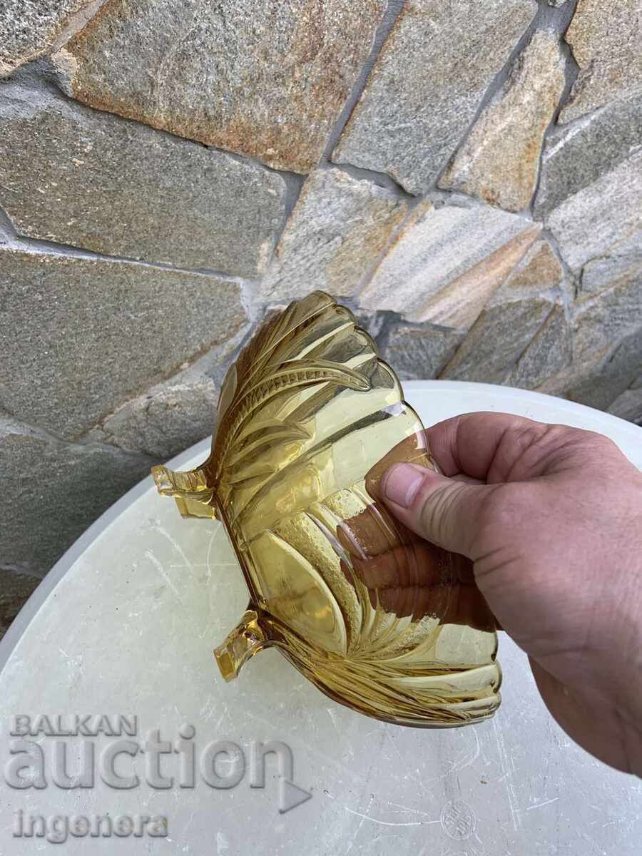 ΚΟΥΠΑ ΦΡΟΥΤΙΕΡΑ ΑΝΑΓΛΥΦΟ ΓΥΑΛΙ ΧΡΩΜΑΤΙΣΤΑ ΔΙΑΚΟΣΜΗΤΙΚΑ ΑΠΟ ΤΗΝ ΕΠΟΧΗ ΤΟΥ ΣΟΣΙΑΛΙΣΜΟΥ με τιμή 45.00 BGN | € 23.01