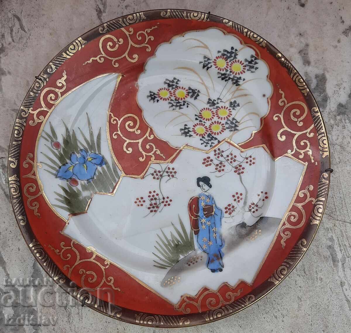 Αρχαίο πορσελάνινο πιάτο ιαπωνικό - 5 Αρχαίο πορσελάνινο πιάτο ιαπωνικό - 5