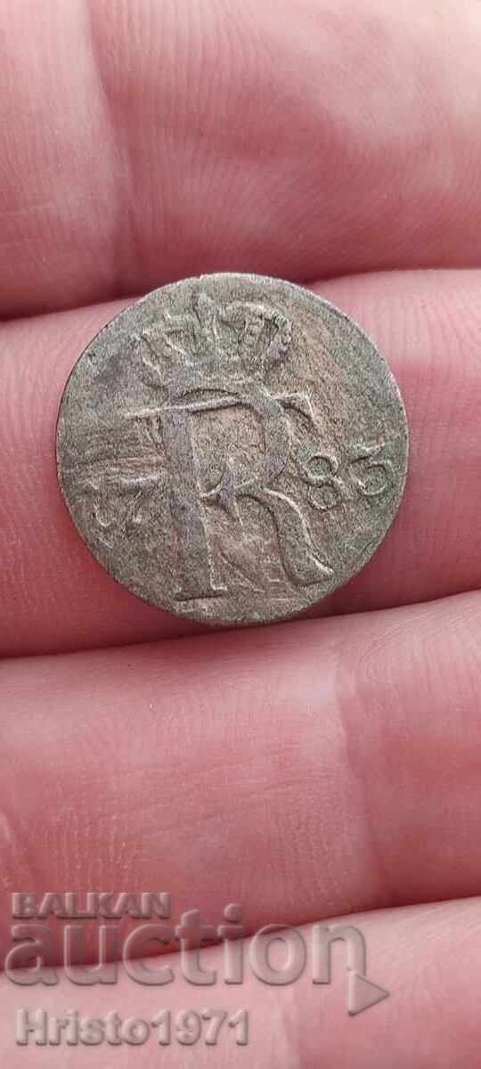 1/24 taler 1783 cu preț € 17.00 | 33.25 BGN