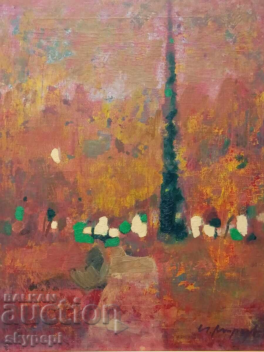 Πίνακας του καθ. Ιβάνιλο Μίρτσεφ "ΚΗΠΟΣ" με τιμή 5100.00 BGN | € 2607.59 Πίνακας του καθ. Ιβάνιλο Μίρτσεφ "ΚΗΠΟΣ" με τιμή 5100.00 BGN | € 2607.59