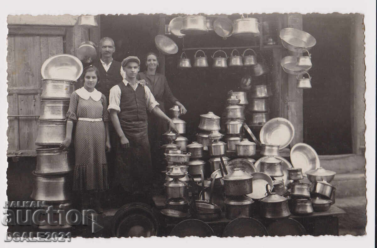 1934/35 Ρούσε παναίρα πωλητές χάλκινων σκευών φωτογραφία /48088