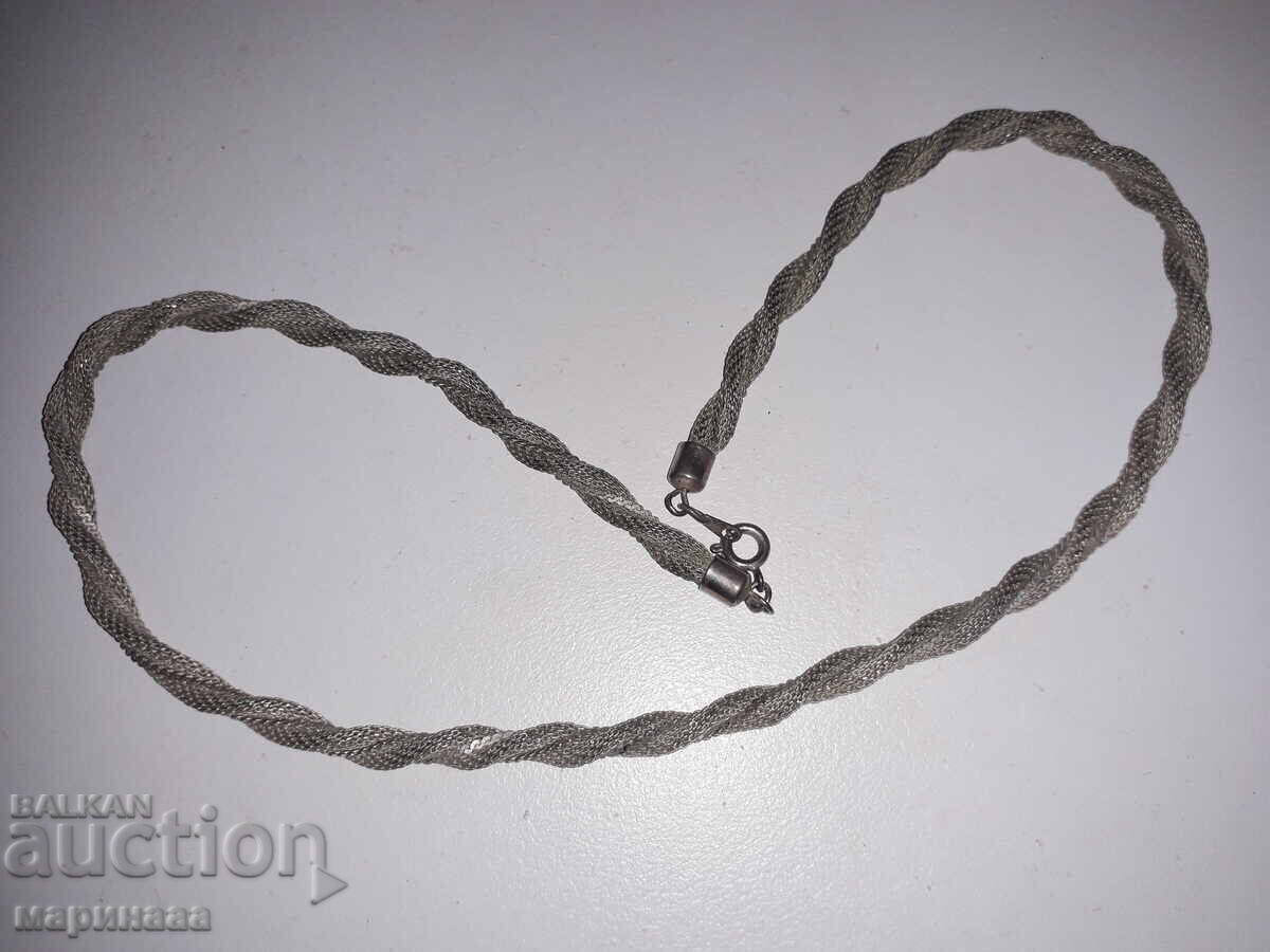 OLD NECKLACE. SILVER-PLATED BRONZE with price 1.50 BGN | € 0.77 OLD NECKLACE. SILVER-PLATED BRONZE with price 1.50 BGN | € 0.77