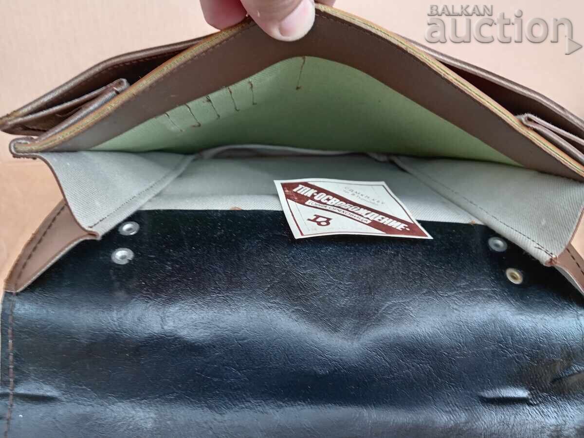 τσάντα ταχυδρόμου (μπριγάδας) 70's ΛΔΒ ΑΠΟΚ ΤΠΚ αρχηγικό χαρτοφύλακα - 5