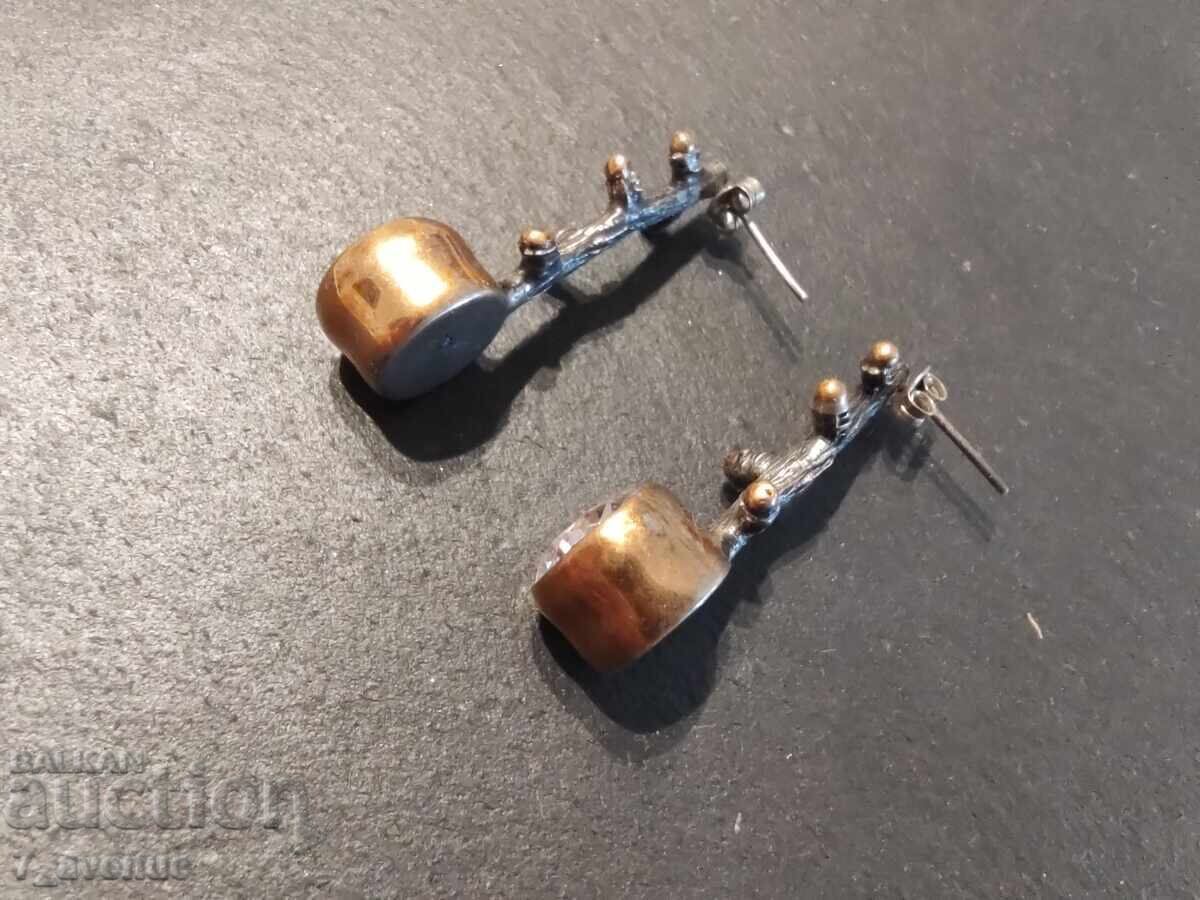 Earrings - silver, long, silver 925, 10.06.25 with price 229.00 BGN | € 117.09