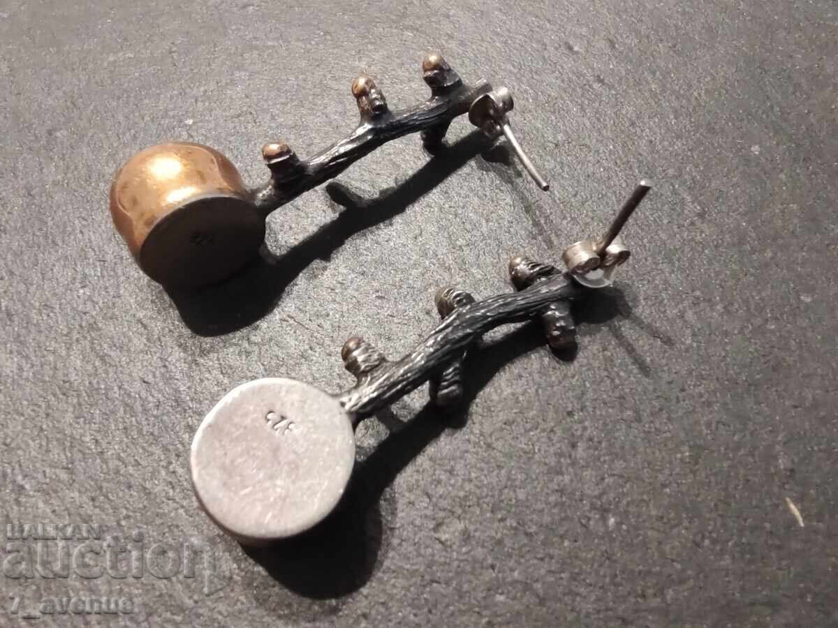Auction  Earrings - silver, long, silver 925, 10.06.25