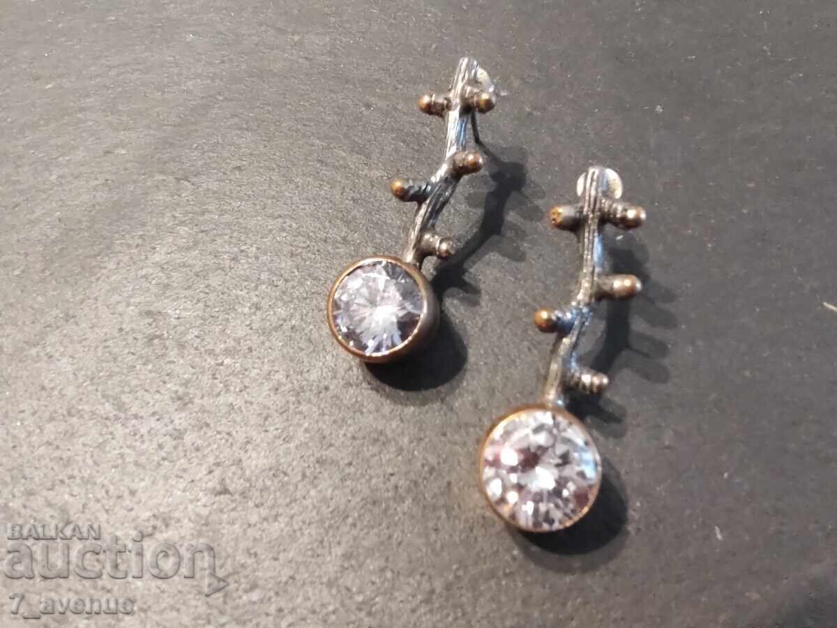 Earrings - silver, long, silver 925, 10.06.25 - 6