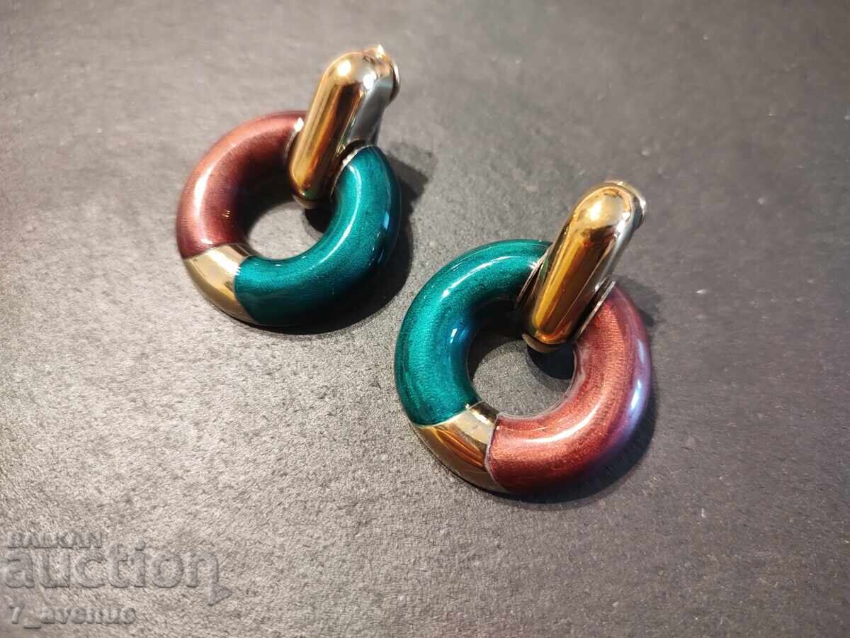 Σκουλαρίκια - ενδιαφέροντα, επώνυμα, σφραγίδες, 925, 10.06.25 με τιμή 499.00 BGN | € 255.13