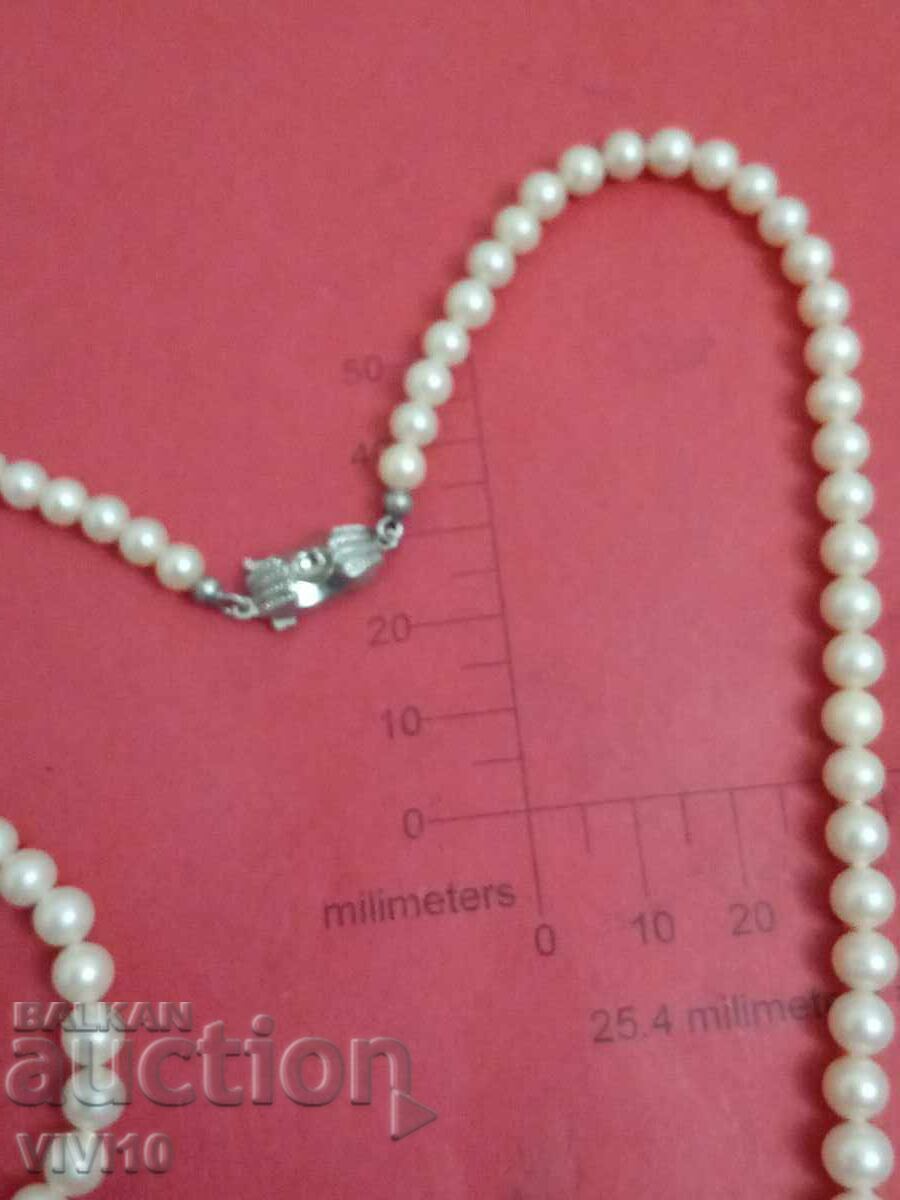 Licitație Colier vechi cu perle naturale, 835‰