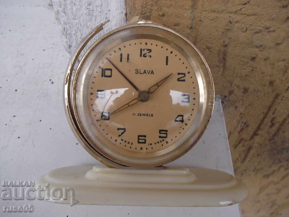 Ceas "SLAVA" cu alarmă - 7