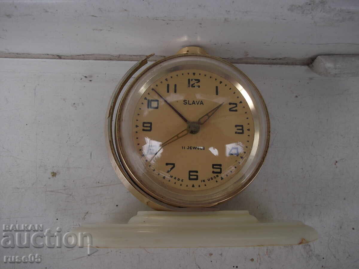 Ceas "SLAVA" cu alarmă