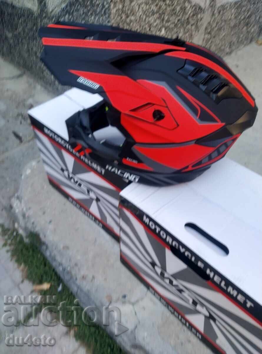 Casca Cross pentru motocross, enduro ATV, bicicletă S-XL Black/Yel cu preț 85.00 BGN | € 43.46