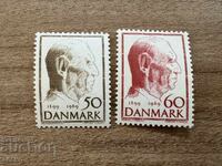 Danemarca - 70 de ani de la nașterea regelui Frederik al IX-lea (1969) MNH