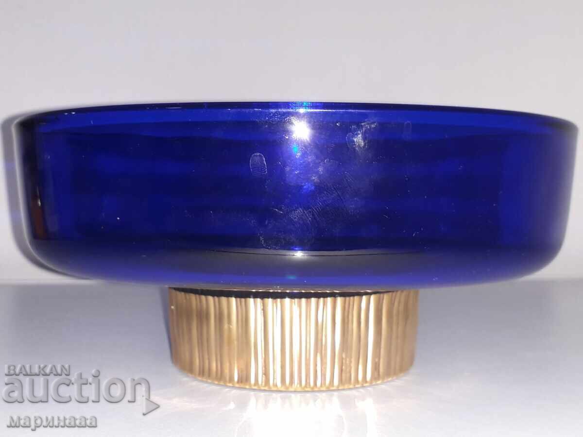 MASSIVE FRUIT BOWL WITH LARGE GOLD PLATING