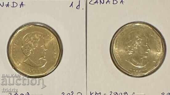 Canada 1 dolar 2 variante / Canada 1 dolar 2020 cu preț 15.00 BGN | € 7.67