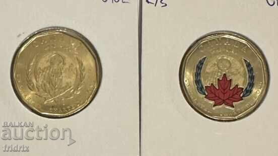 Canada 1 dolar 2 variante / Canada 1 dolar 2020