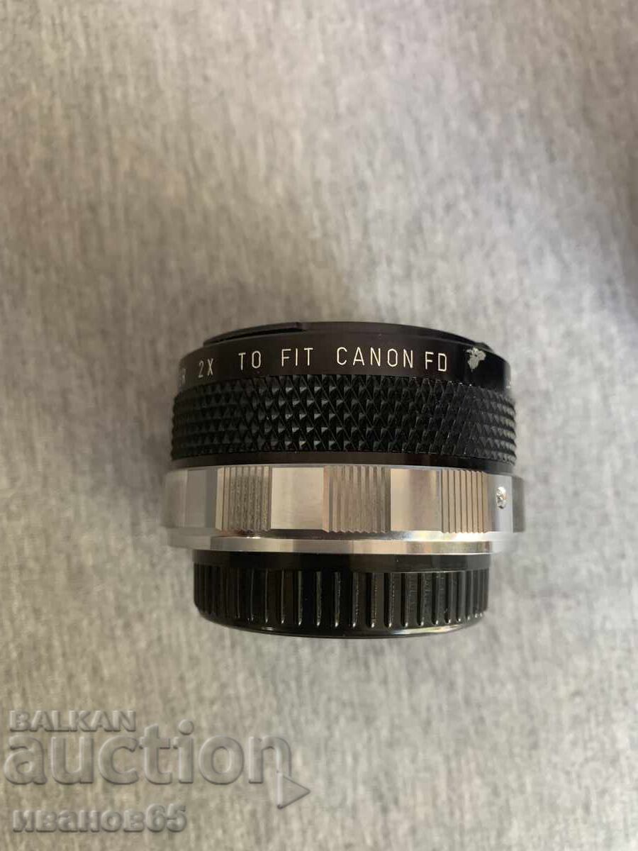 SOLIGOR C/D 7 AUTO TELE CONVERTER 2X TO FIT CANON FD - 5 SOLIGOR C/D 7 AUTO TELE CONVERTER 2X TO FIT CANON FD - 5