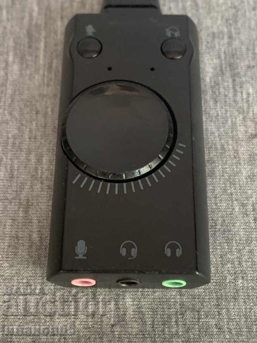 Ενεργός αντάπτορας ήχου USB σε υποδοχή ακουστικών 3.5mm και μικροφώνου - 5