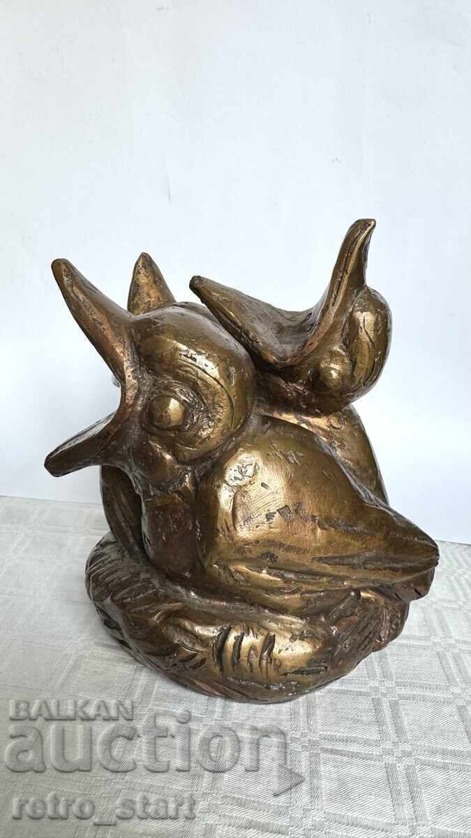 Антикварна Френска бронзова пластика - 5