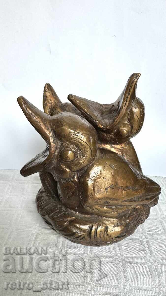 Антикварна Френска бронзова пластика