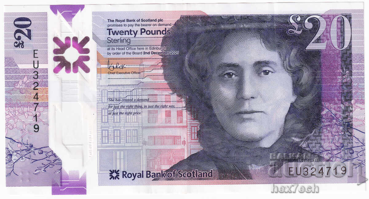 ❤️ ⭐ Scotland 2021 £20 ⭐ ❤️ with price 59.99 BGN | € 30.67 ❤️ ⭐ Scotland 2021 £20 ⭐ ❤️ with price 59.99 BGN | € 30.67