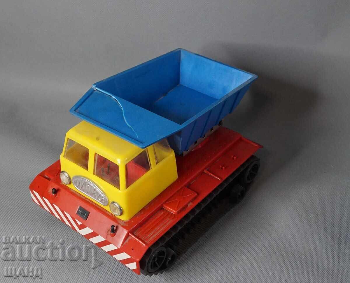 Παλιό Γερμανικό Πλαστικό Παιχνίδι Φορτηγό με Κάδους με τιμή 12.35 BGN | € 6.31