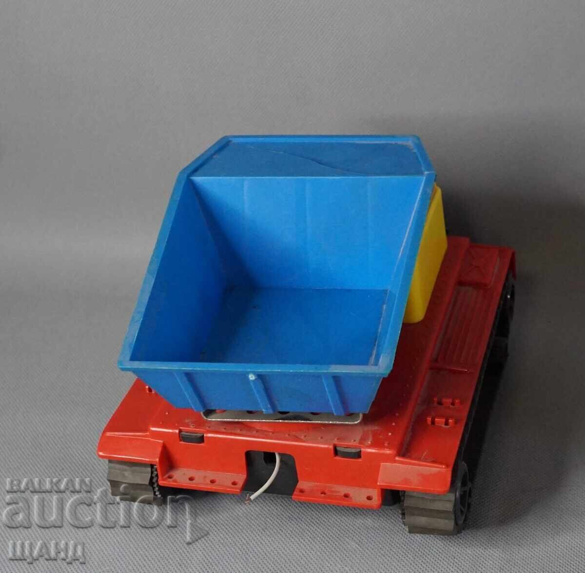 Παλιό Γερμανικό Πλαστικό Παιχνίδι Φορτηγό με Κάδους - 5