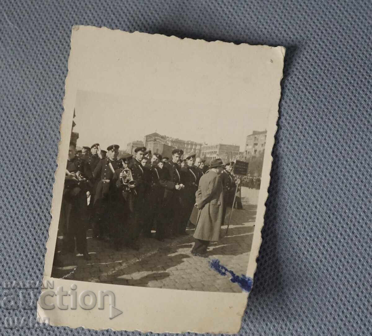 1941 Military Photo Group Soldiers Uniform Brass Band 1941 Military Photo Group Soldiers Uniform Brass Band