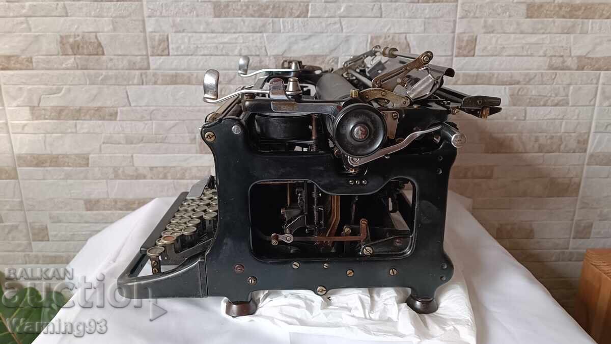 Mașină de scris veche Continental Standart - Germania - 1932 - 5