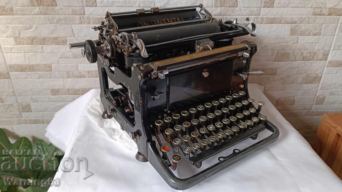 Mașină de scris veche Continental Standart - Germania - 1932 - 6