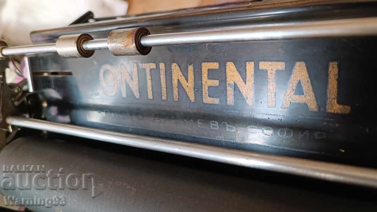 Mașină de scris veche Continental Standart - Germania - 1932 - 7