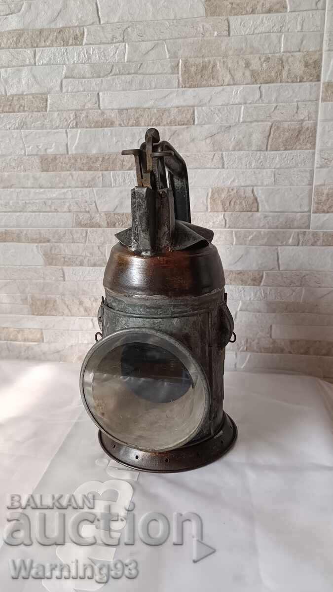 Old German Railroad Lantern - 1940 - WWII