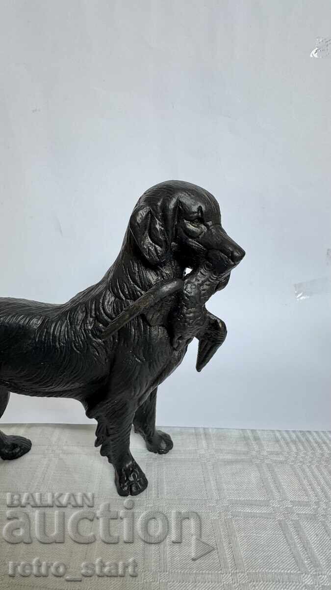 Φιγούρα, κυνηγόσκυλο, λευκό μέταλλο, Γαλλία με τιμή 50.00 BGN | € 25.56 Φιγούρα, κυνηγόσκυλο, λευκό μέταλλο, Γαλλία με τιμή 50.00 BGN | € 25.56