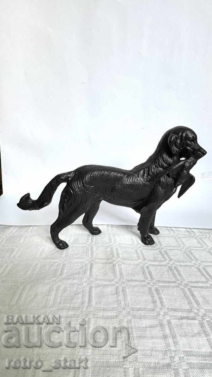 Παράδοση Φιγούρα, κυνηγόσκυλο, λευκό μέταλλο, Γαλλία Παράδοση Φιγούρα, κυνηγόσκυλο, λευκό μέταλλο, Γαλλία